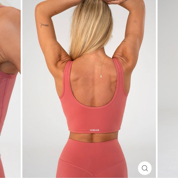 Women's Blush Countour Sports Bra - Picture 2 of 2